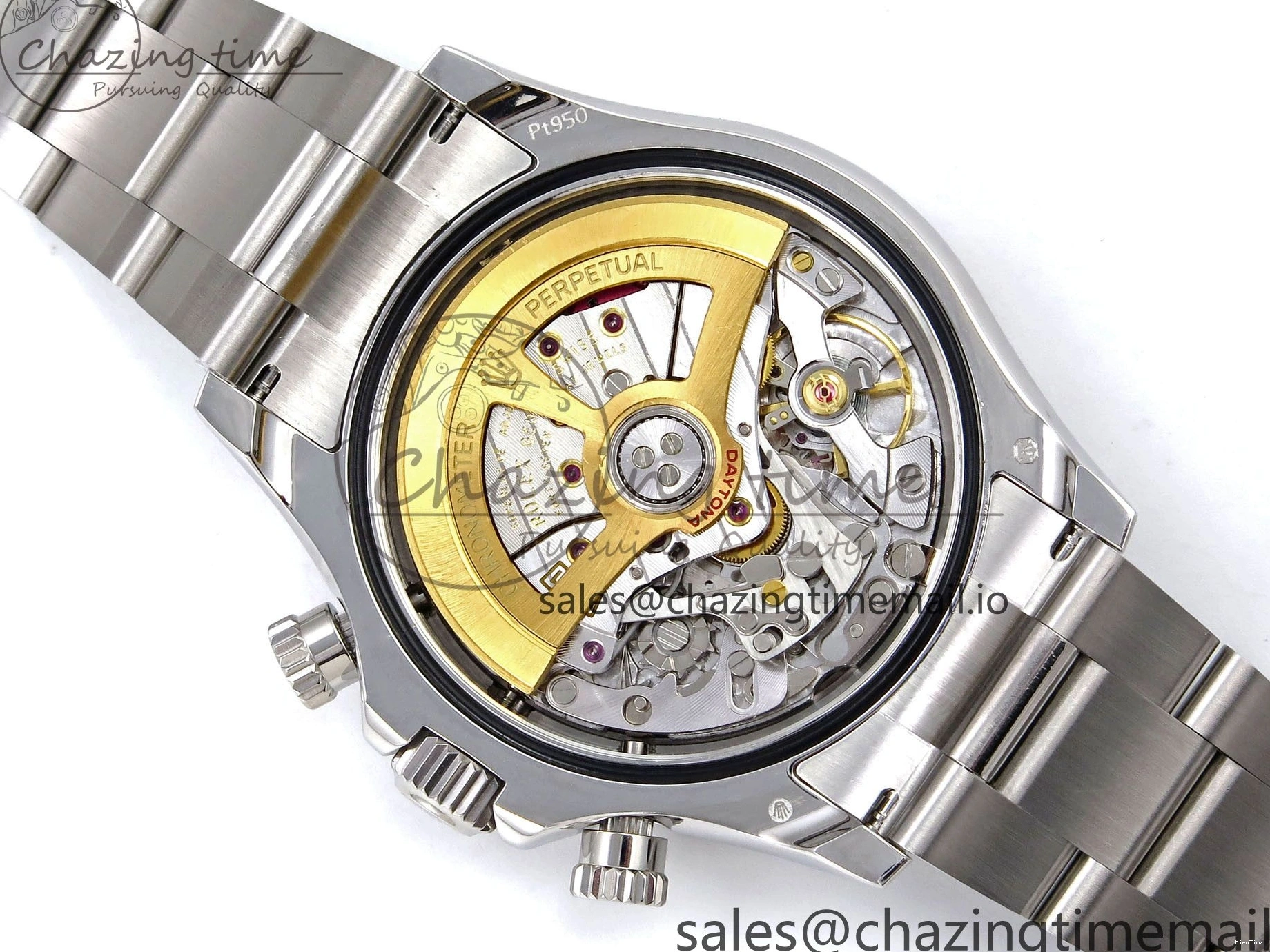 MiroTime 0303 Daytona 126506 QF 1:1 Best Edition Ice Blue Dial Lume Marker on SS YG Braclet SH4131 V TopPick 1272